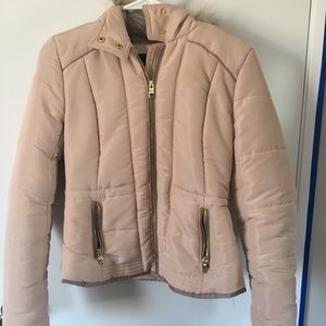 H&M faux fur lined winter jacket